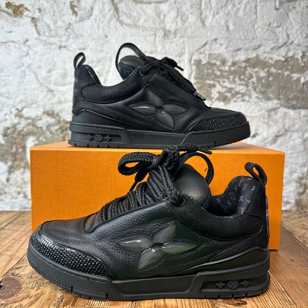 Louis Vuitton Triple Black Skate Sneaker Sz 8.5 (7LV)