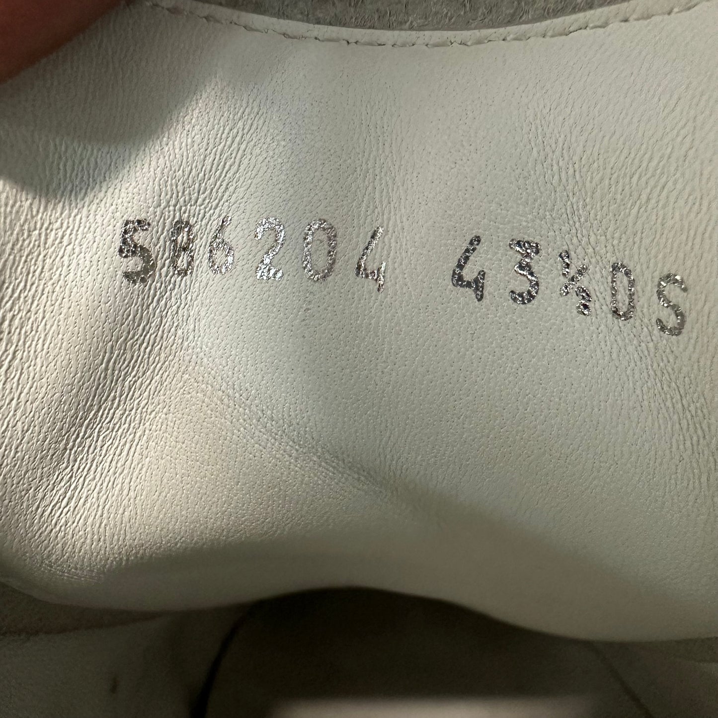 Alexander Mcqueen Gray Tab White Sneaker Sz 10.5 (43.5) No Box
