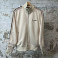 Palm Angels Cream Beige Track Jacket Sz S