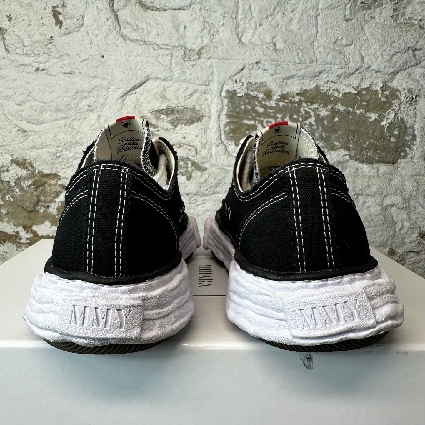 Maison Mihara Black White Peterson 23 Sneaker Sz 6.5 (39)