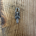 Chrome Hearts Silver Zipper Pull Dagger Pendant