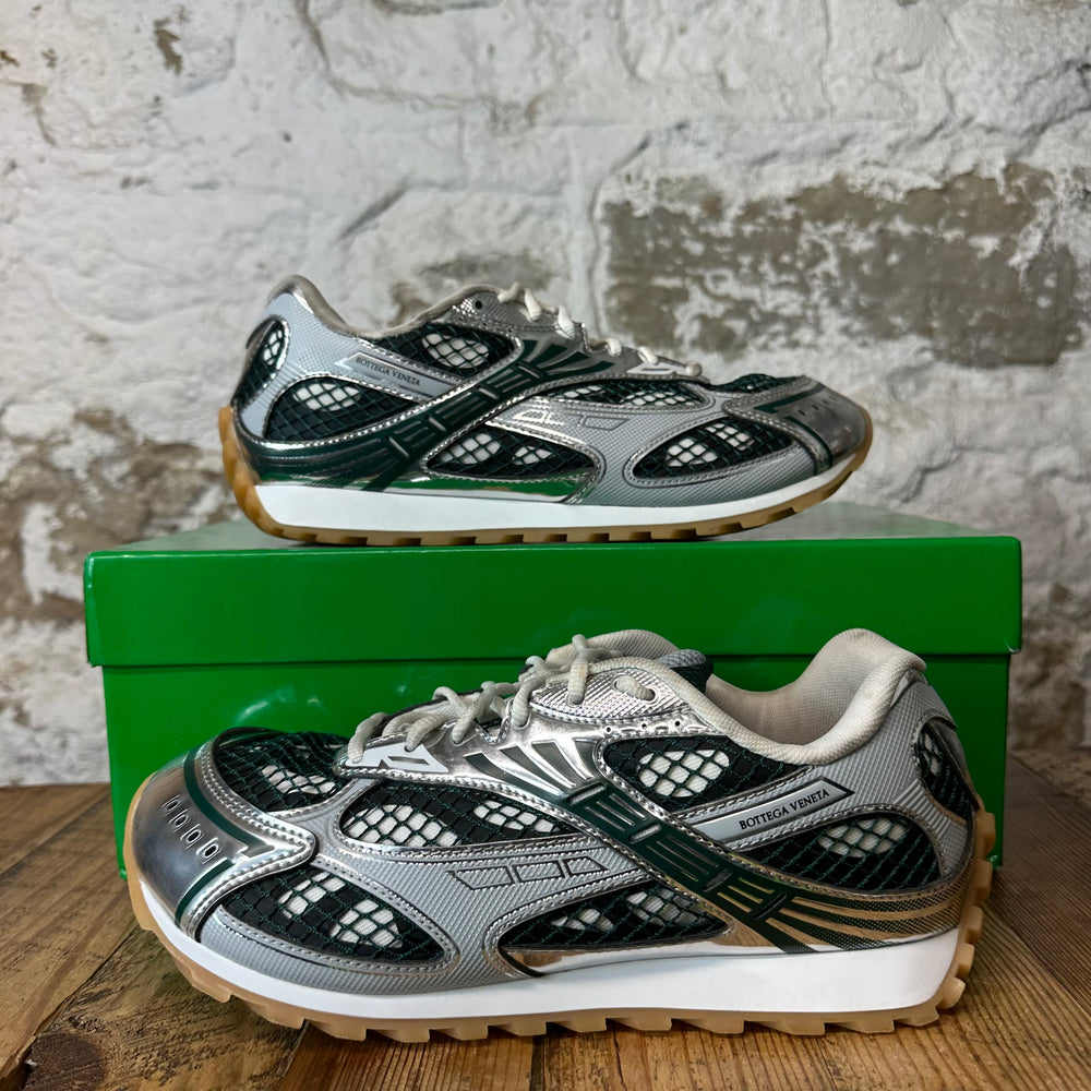 Bottega Veneta Billiard Silver Orbit Sneaker Sz 11 (44)
