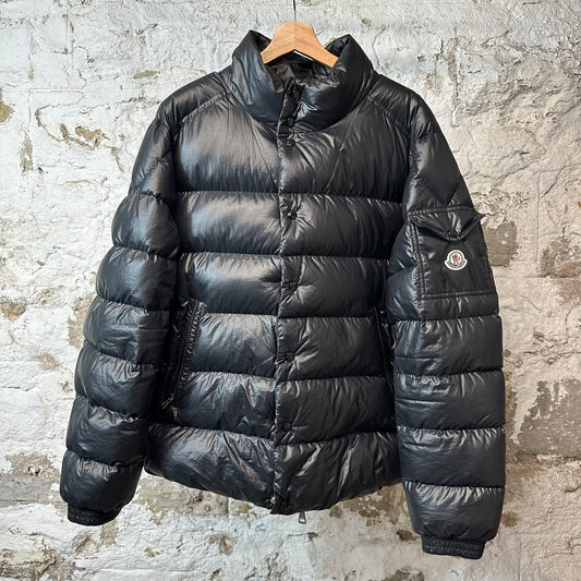 Moncler Lule Giubbotto Puffer Jacket Black Sz L (4)