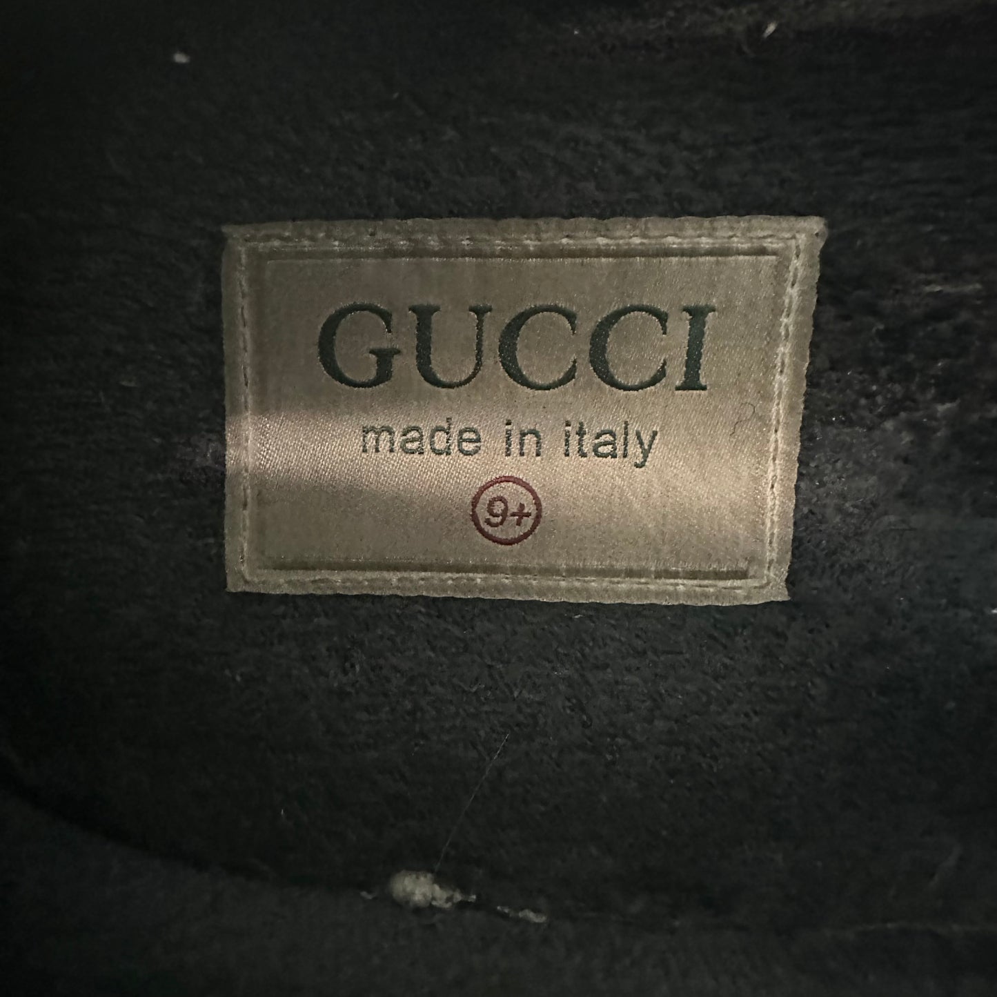 Gucci Rython Navy Yellow White Sneaker Sz 9.5
