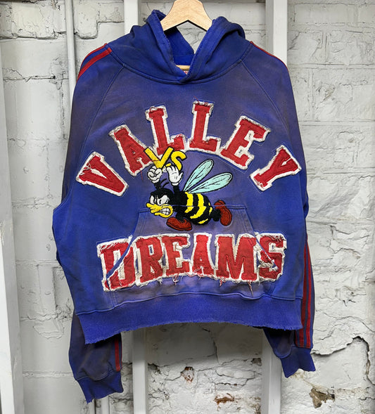 Vale Bee Hoodie Blue Sz S