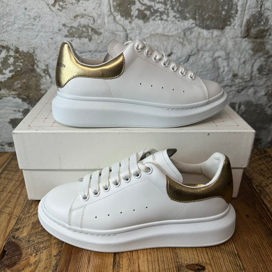 Alexander McQueen Gold Tab White Sneaker Sz 7 (40)