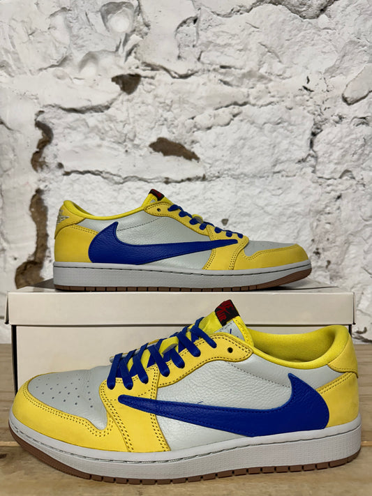 Air Jordan 1 Low Travis Scott Canary Sz 10.5 (12W)