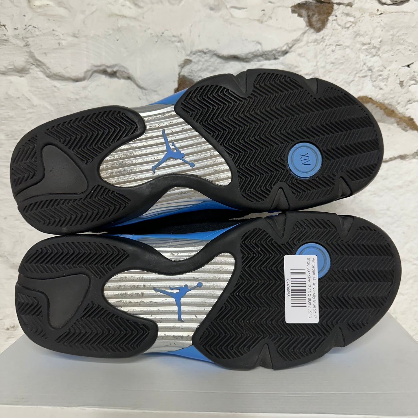 Air Jordan 14 University Blue Sz 12
