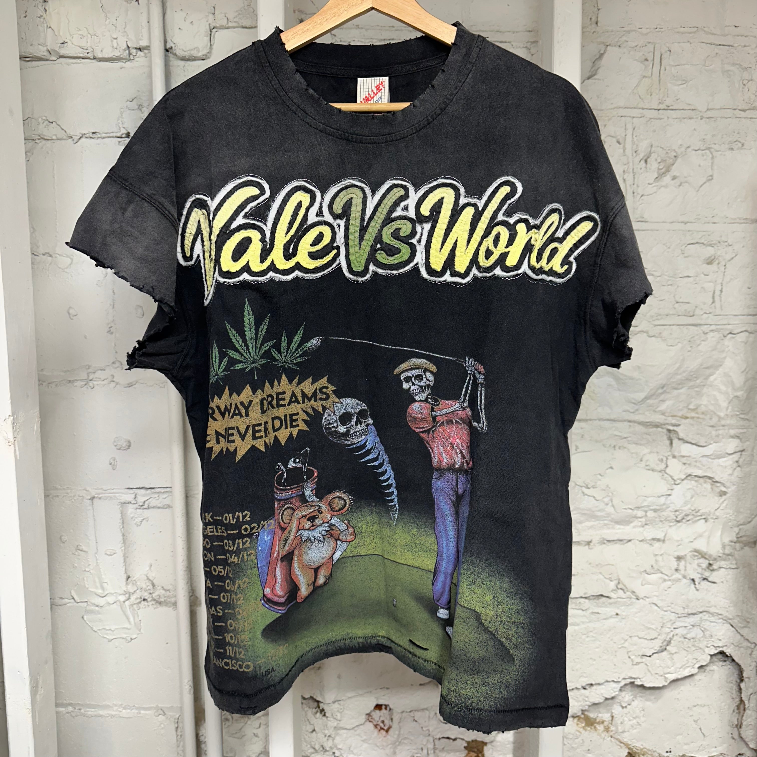 Vale Fairway Dreams Black T-Shirt Sz L