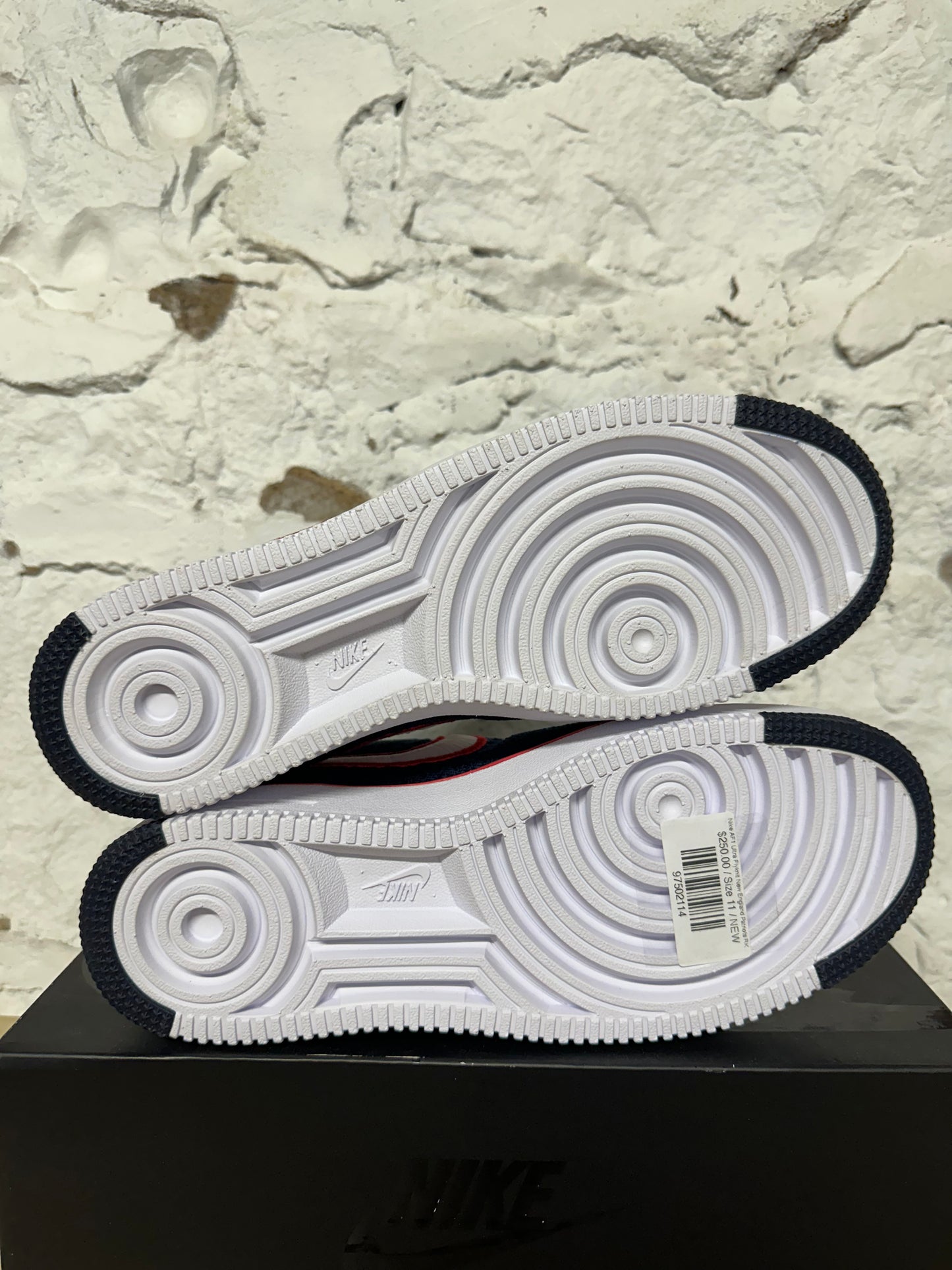 Nike Air Force 1 Low Ultra Flyknit New England Patriots RKK Sz 11 DS