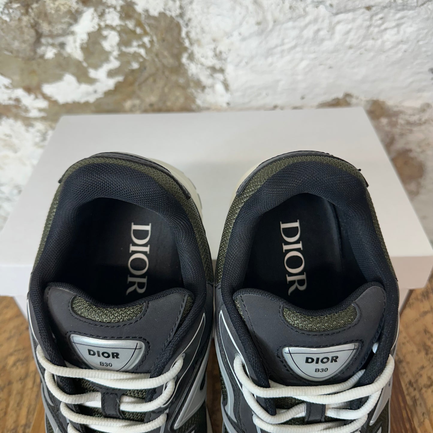 Dior B30 Green Black Grey Sneaker Sz 11 (44)