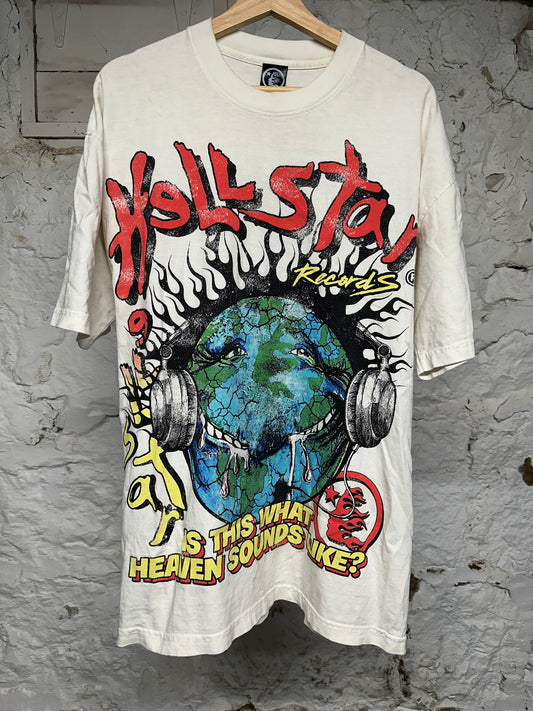 Hellstar Heaven Cream T-Shirt Sz L