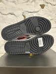 Air Jordan 1 Low Black Grey Pink Sz 10.5 DS