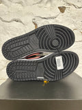 Air Jordan 1 Low Black Grey Pink Sz 10.5 DS