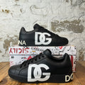 Dolce Gabbana White Black Portofino Sneaker Sz 8