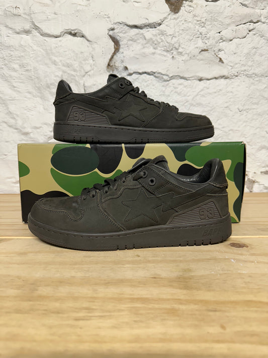 A Bathing Ape Bape Bapesta Sk8sta Gray Sz 9
