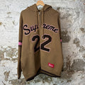 Supreme Sport Light Brown Zip Up Knit Hoodie Sz XL