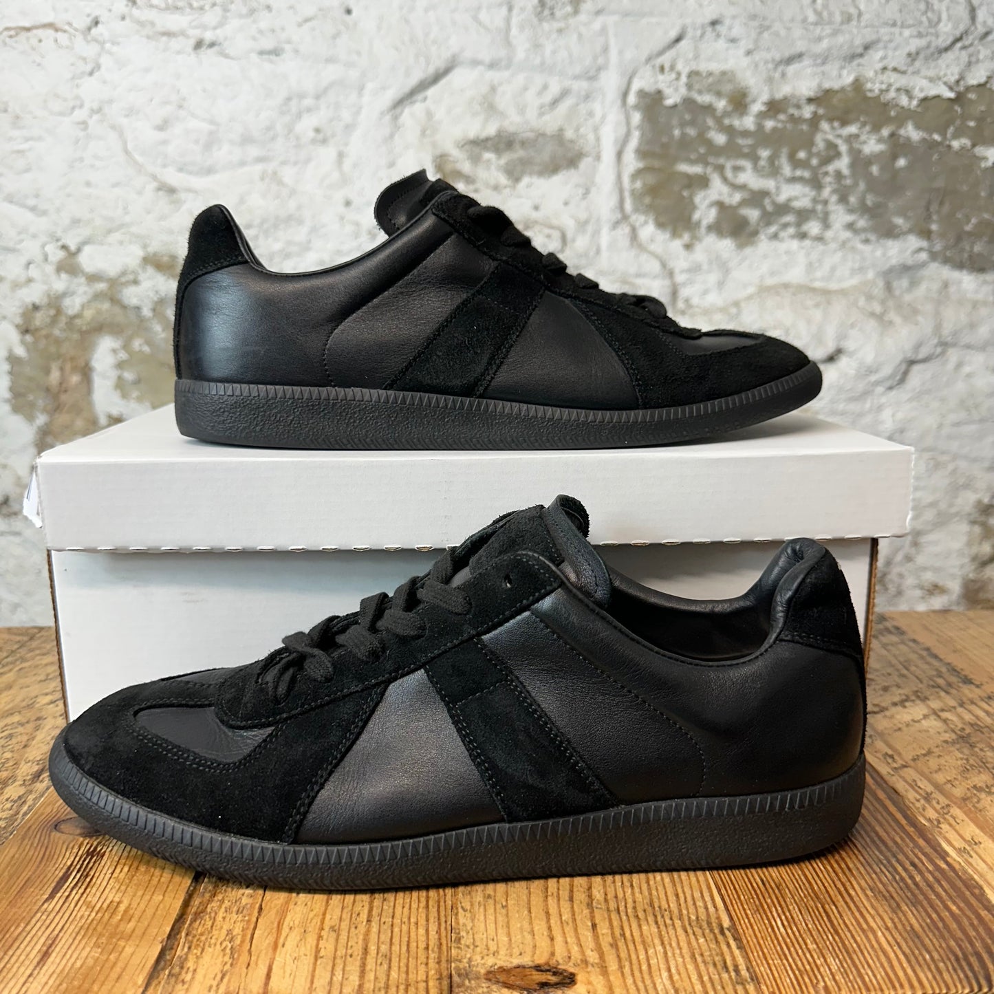 Maison Margiela Replica Triple Black Sneaker Sz 10 (43)
