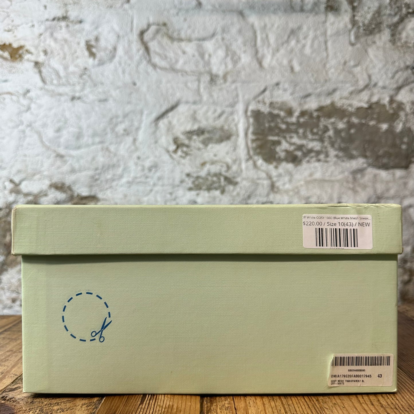 Off-White ODSY 1000 Blue White Mesh Sneaker Sz 10 (43) DS