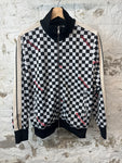 Palm Angels Checkered Track Jacket Sz M