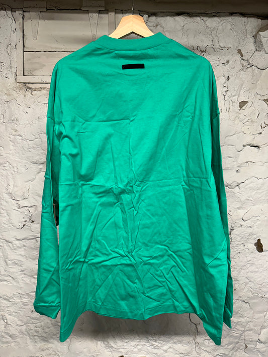 FOG Essentials Green L/S T-Shirt Sz M DS