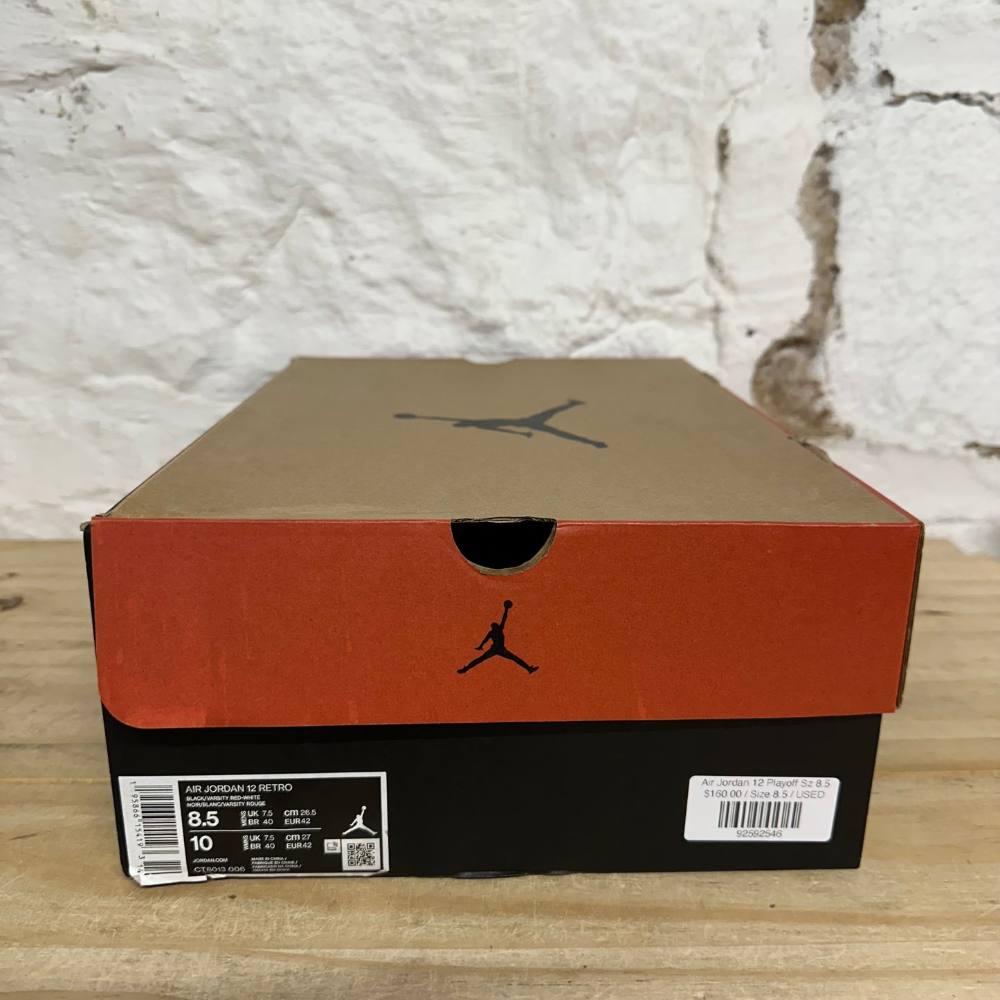 Air Jordan 12 Playoffs Sz 8.5