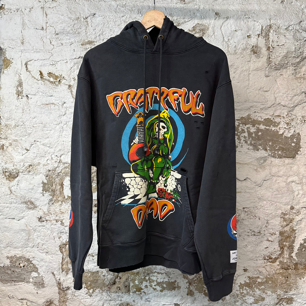 Gallery Dept Grateful Dead Hoodie Black Sz L