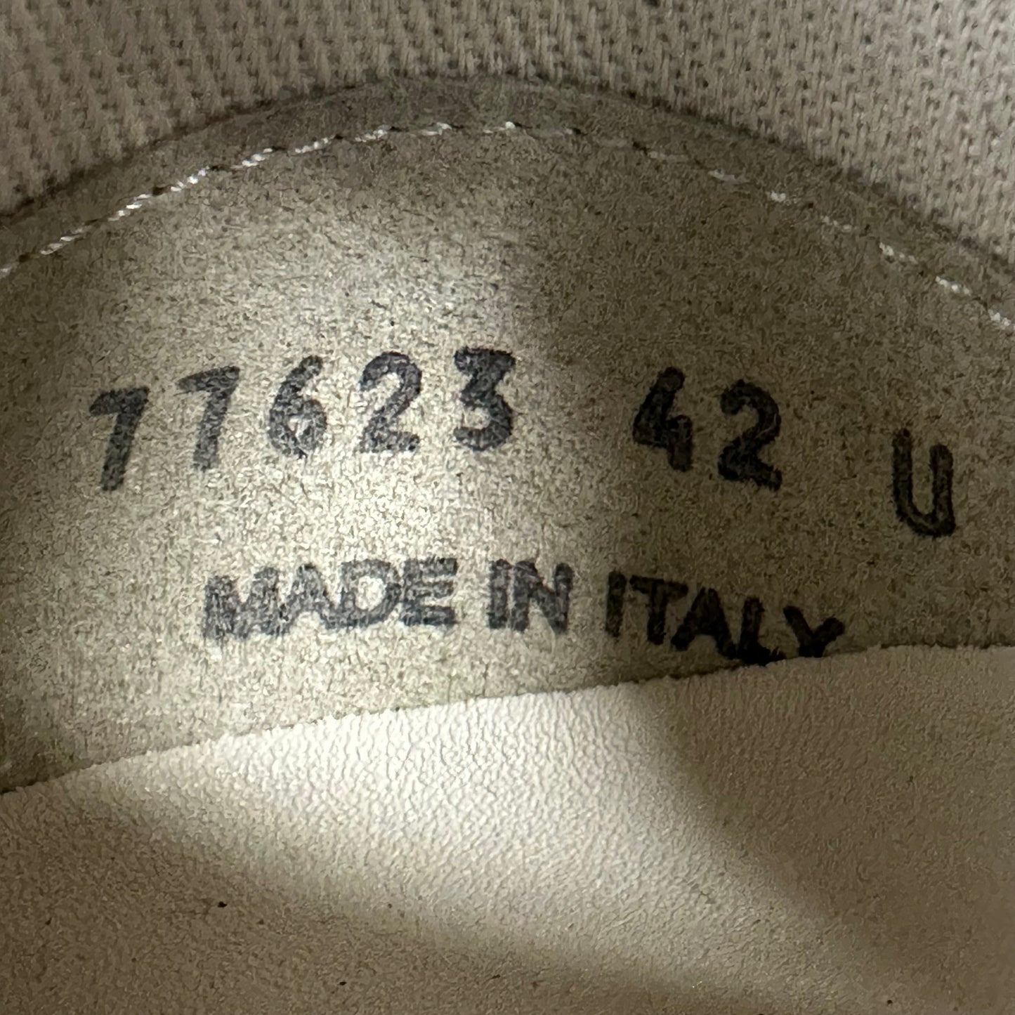 Rick Owens Vintage Black Milk Sneaker Sz 9 (42)