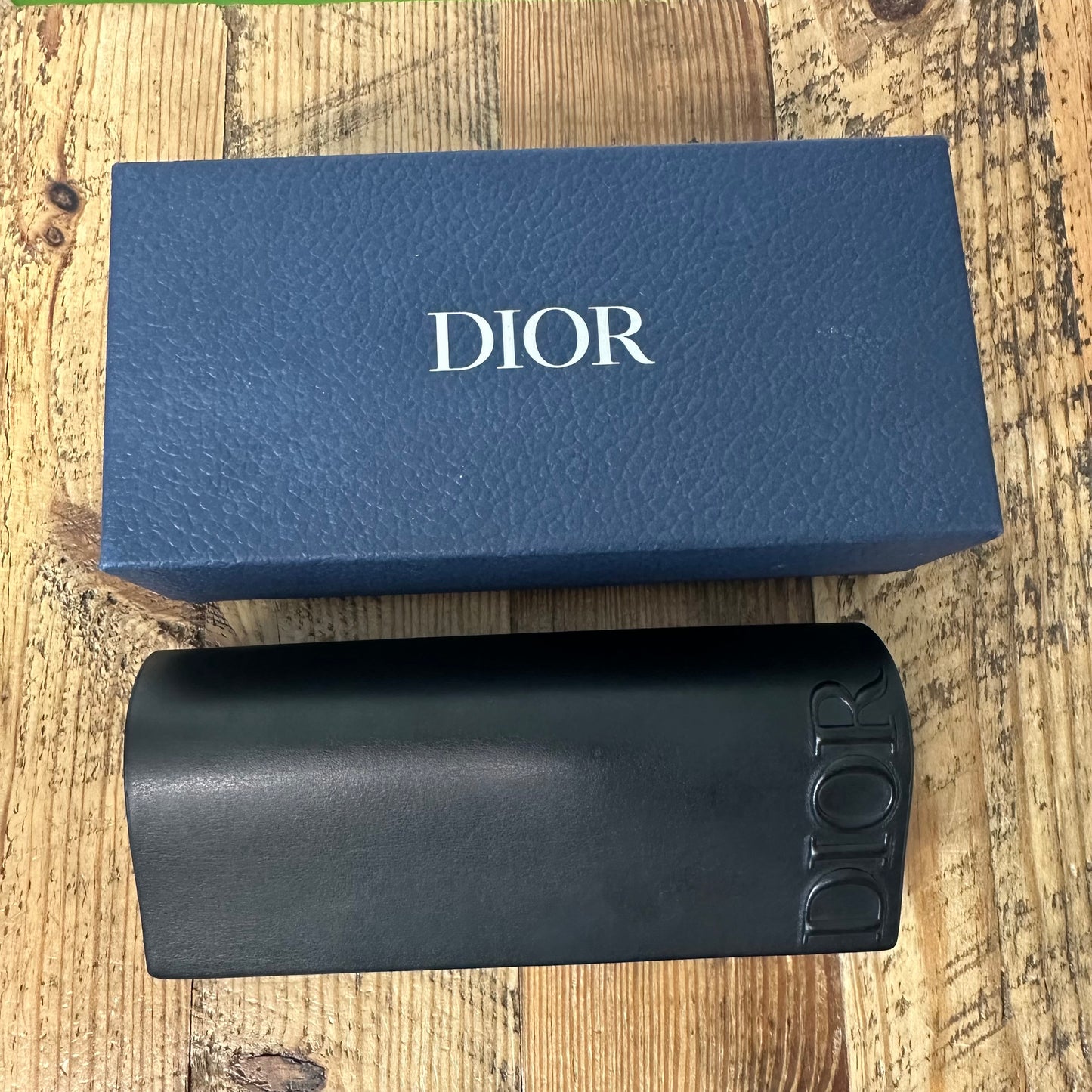 Dior Geometric Monogram Clear White Sunglasses W/ Box