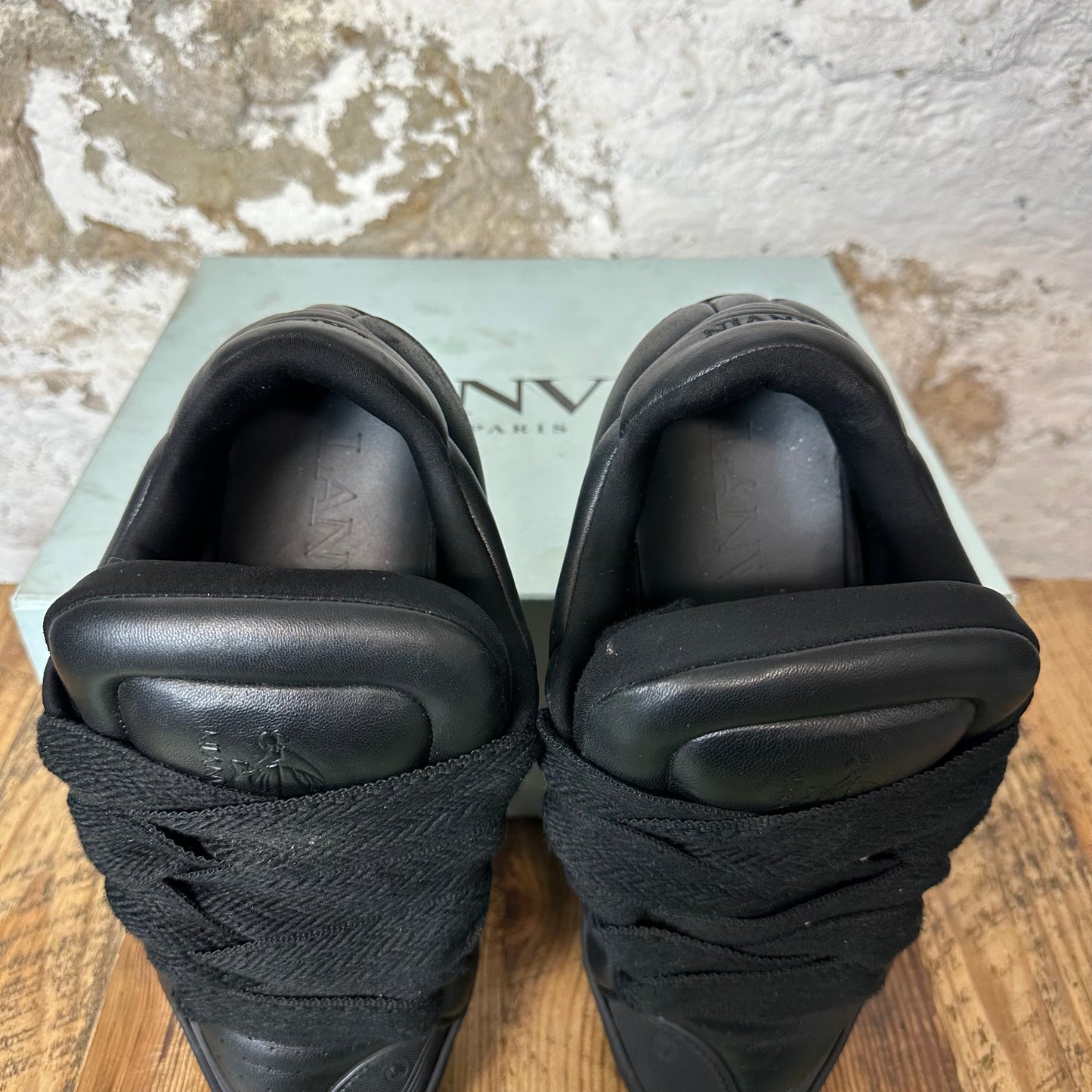 Lanvin Curb Triple Black XL Sneaker Sz 9 (42)