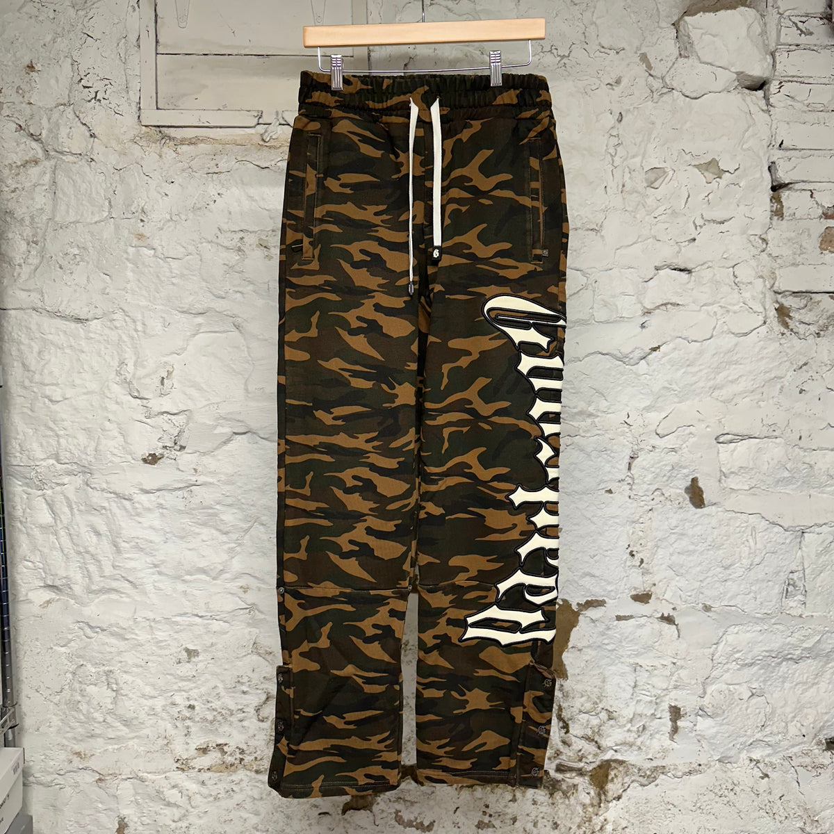 Godspeed OG Logo Brown Camo Sweatpants Sz S