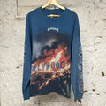Godspeed Hollywood Inferno Blue Long Sleeve Sz L