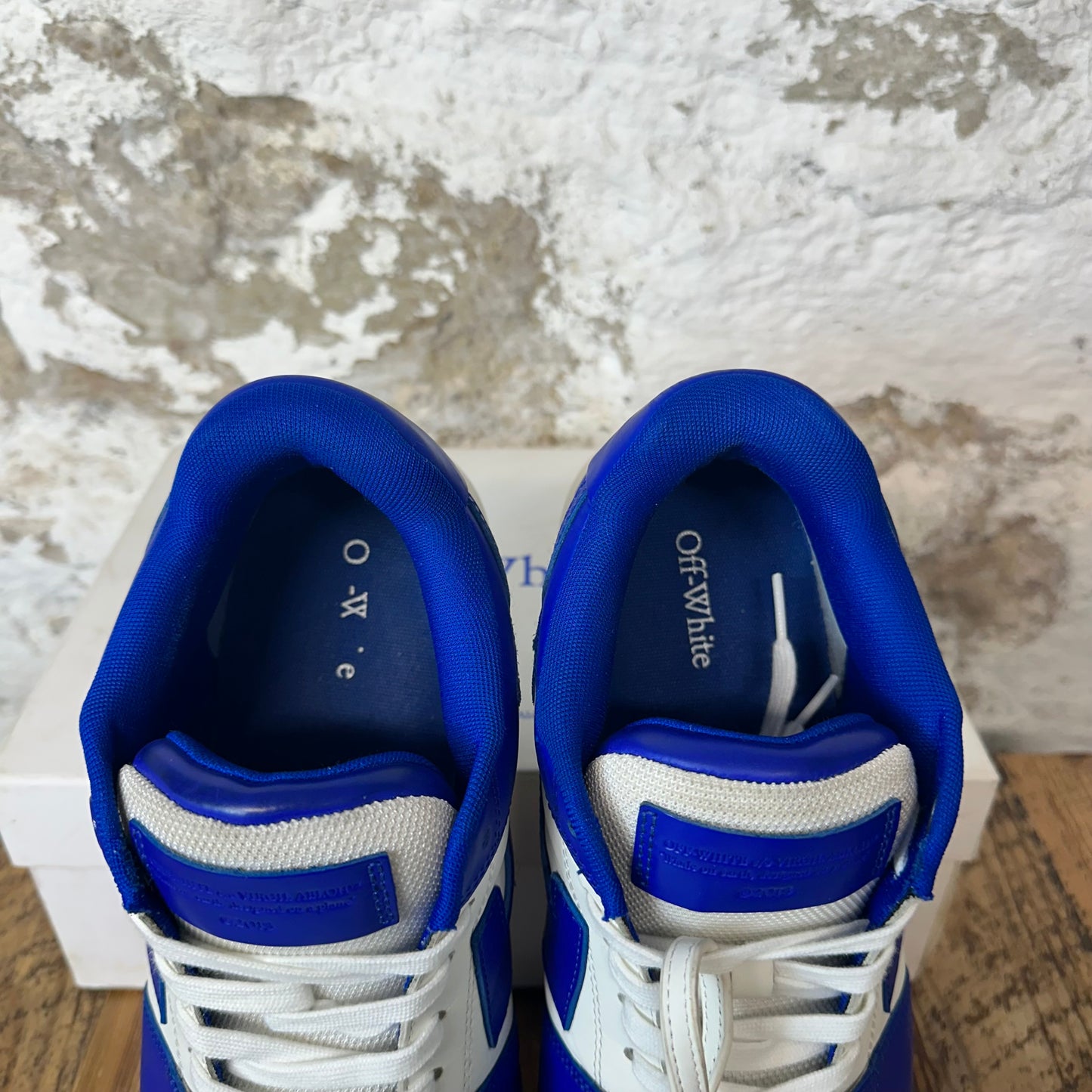 Off-White Out Of Office Royal Blue White Sneaker Sz 12 (45)
