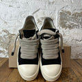 Rick Owens Jumbo Lace Black Milk Sneaker Sz 9 (42)