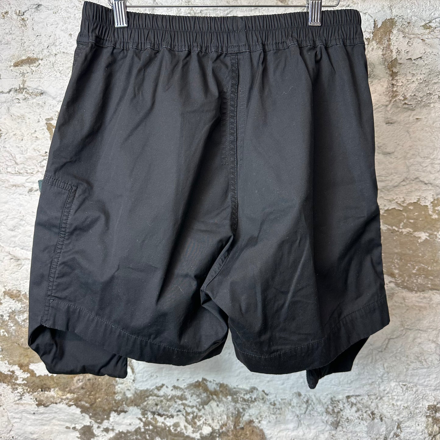 Rick Owens Edfu Bauhaus Cargo Shorts Black Sz M
