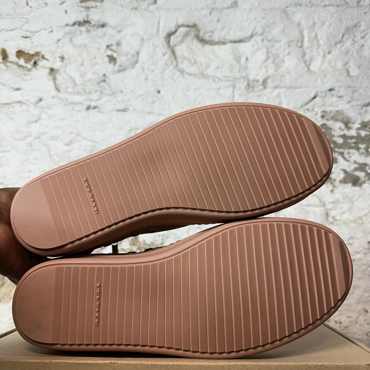 Rick Owens High Triple Dark Pink Sneaker Sz 12 (45) DS