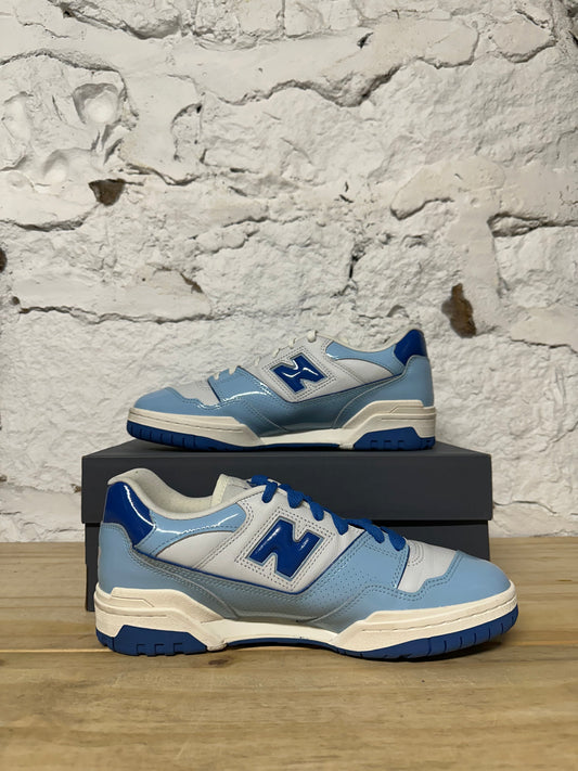 New Balance 550 Chrome Blue Patent Sz 12