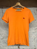 Burberry Orange T-Shirt Sz XS