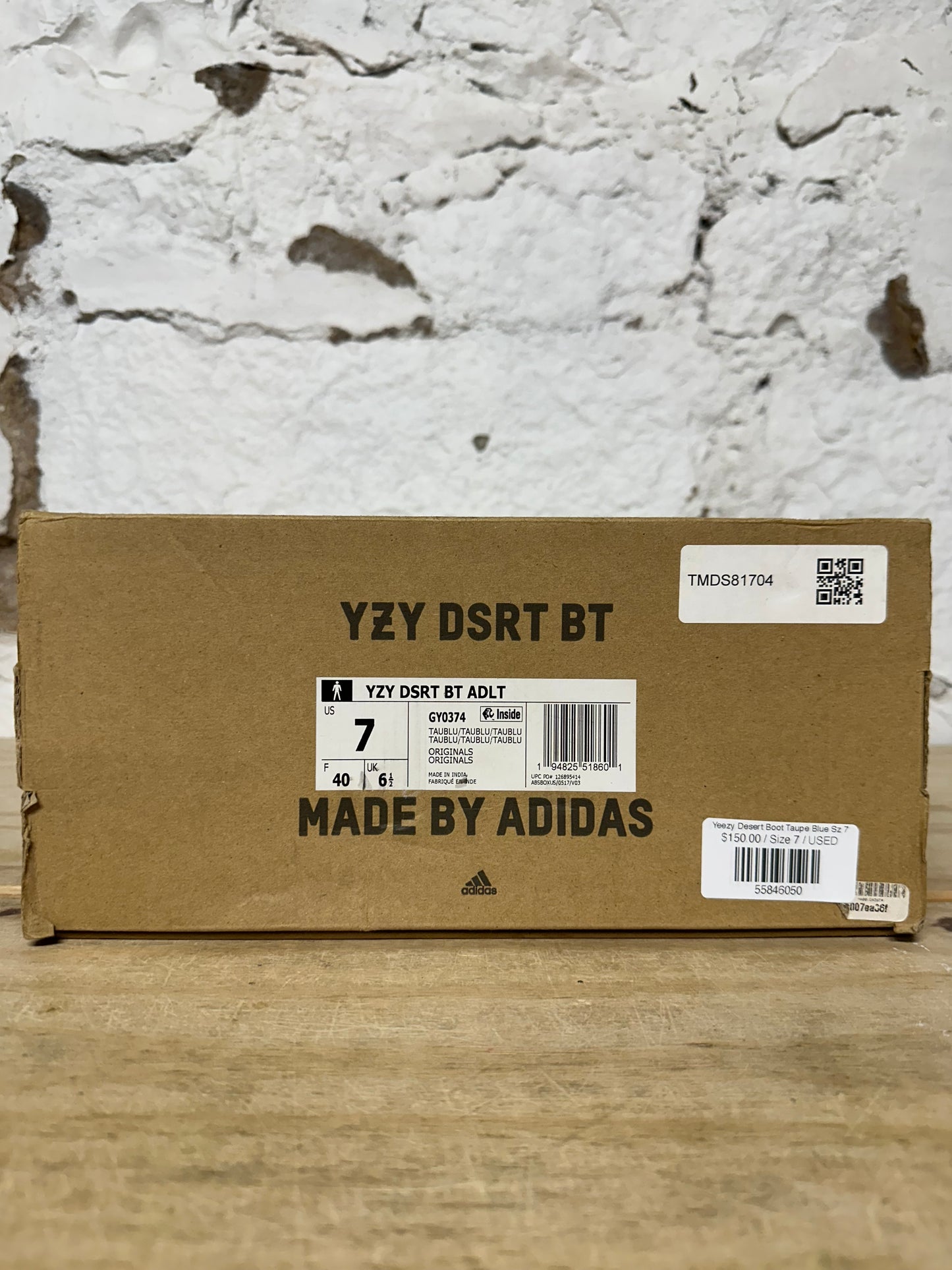 Yeezy Desert Boot Taupe Blue Sz 7