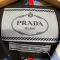 Prada Double Match Floral Car Button Up Shirt Sz XS