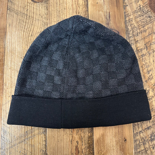 Louis Vuitton Damier Graphite Initiales Beanie W/ Box