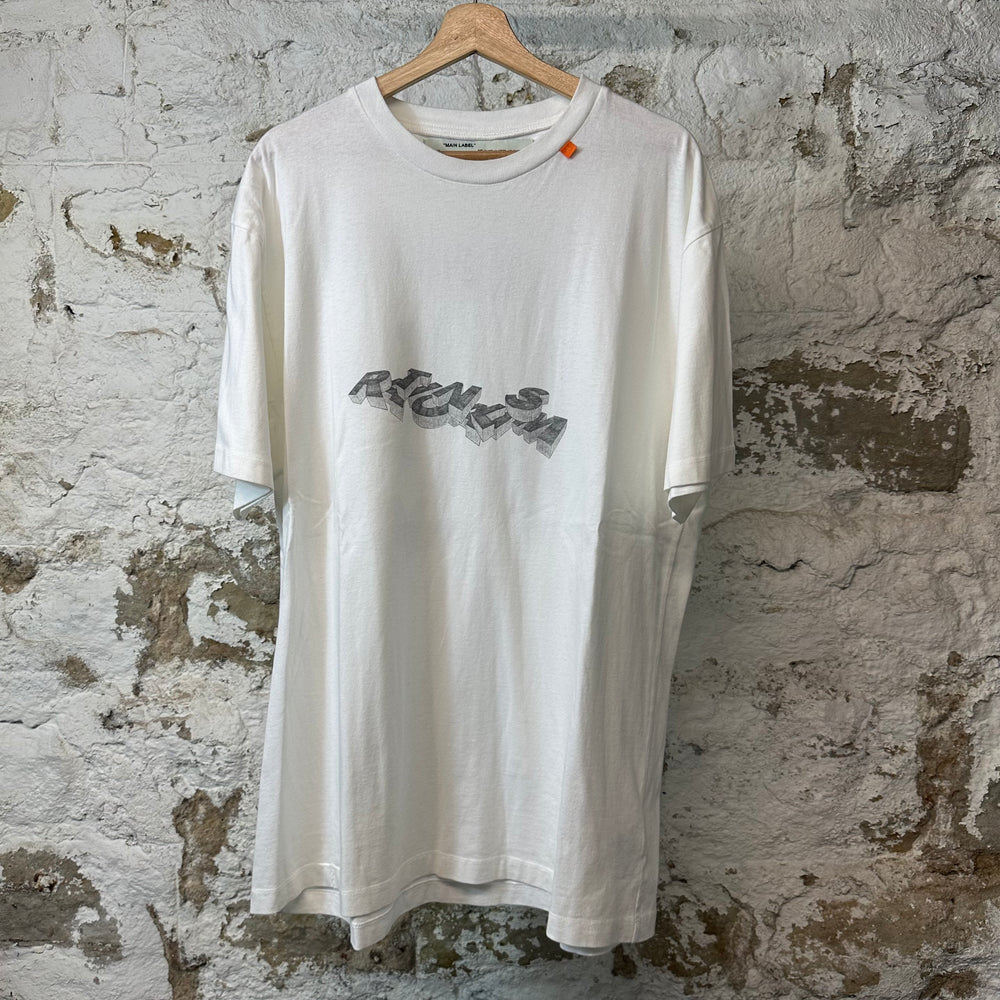 Off White Rationalism T-shirt White Sz S (XL)