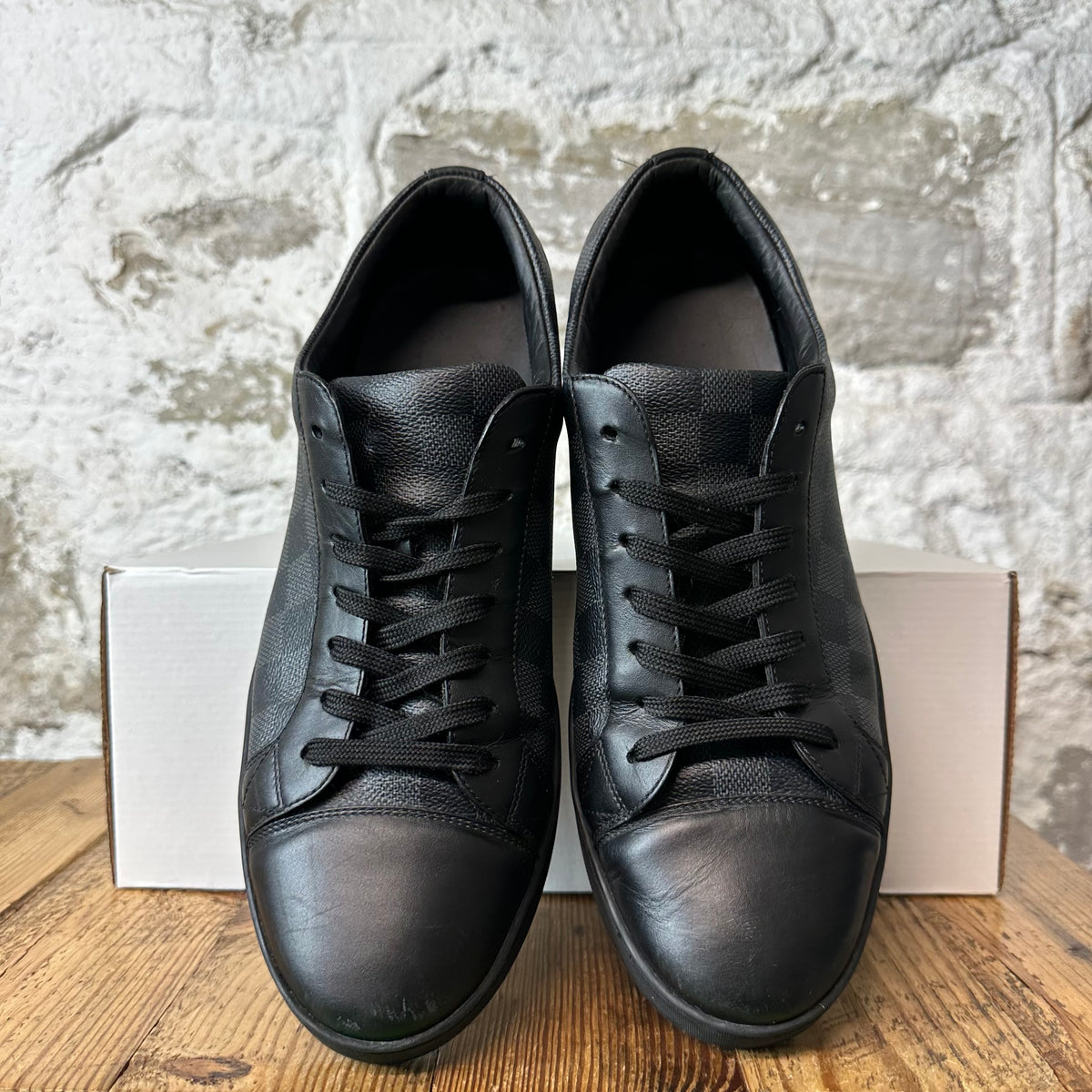 Louis Vuitton Graphite Match Up Sneaker Sz 10 (8.5LV)