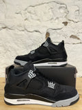 Air Jordan 4 Black Canvas Sz 11