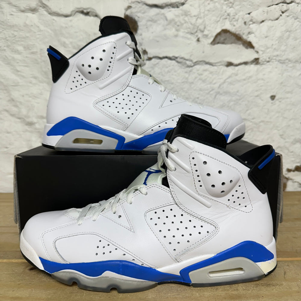 Air Jordan 6 Sport Blue (2014) Sz 10
