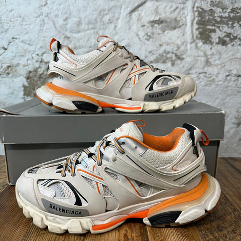 Balenciaga Track Runner White Orange Black Sz 10 (43)