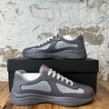 Prada Americas Cup Grey Rubber Sneaker Sz 9 (42) DS