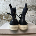 Dior High Walk n Dior Black Oblique White Sneaker Sz 5.5 (37.5)