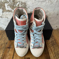 Amiri Pink Patchwork White High Sneaker Sz 9 (42)