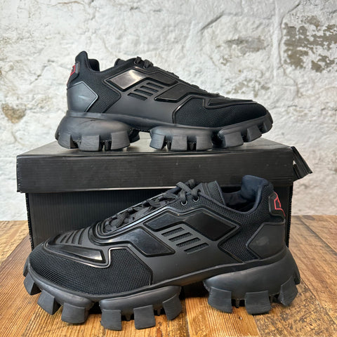 Prada Cloudbust Thunder Triple Black Sneaker Sz 10.5